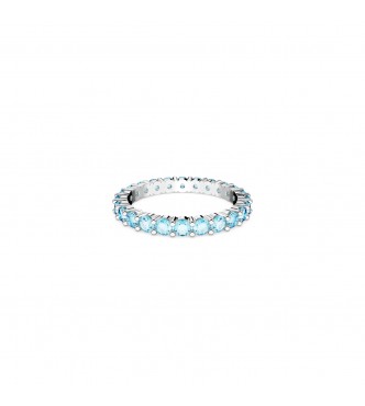 SWAROVSKI MATRIX:RING AQUA BLU/RHS 52