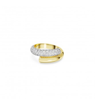 SWAROVSKI ANILLO DEXTERA, BLANCO, BAÑO TONO ORO