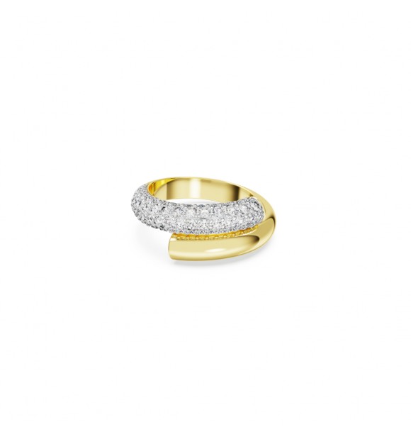 SWAROVSKI ANILLO DEXTERA, BLANCO, BAÑO TONO ORO