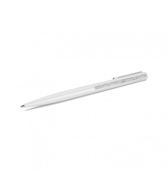 SWAROVSKI BOLIGRAFO CRYSTAL SHIMMER LACADO BLANCO CROMADO