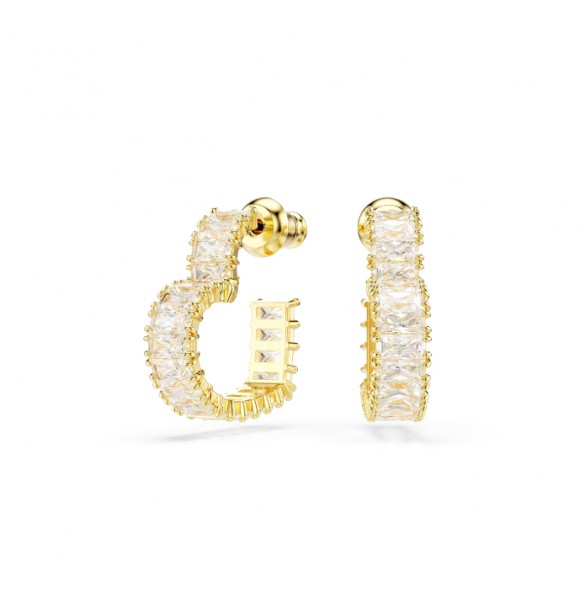 SWAROVSKI 5693512 MATRIX:PENDIENTES DE PRESION HEART WHI/G