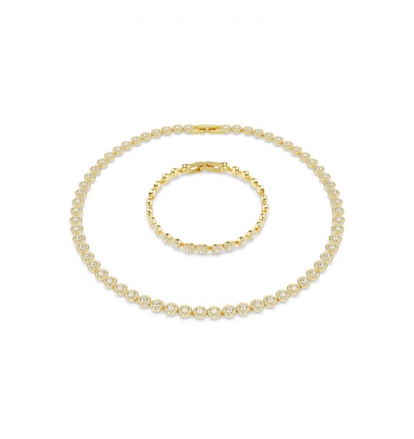 SWAROVSKIUNA:CONJUNTO S ANGELIC SMALL MOTIF CRY/G