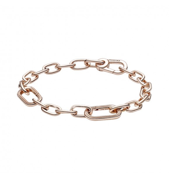 14k Rose gold-plated link bracelet