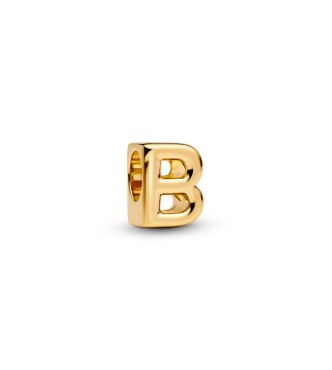 763948C00 Letter B 14k gold-plated charm