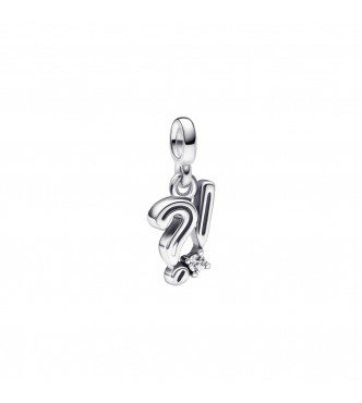 PANDORA 792265C01 mini colgante de plata de primera ley con circonita cúbica transparente