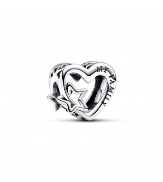 PANDORA 792829C00 CHARM CORAZÓN DE PLATA DE PRIMERA LEY