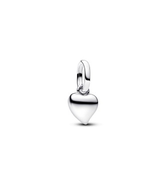 PANDORA 793691C00 Asymmetric heart sterling silver mini dangle
