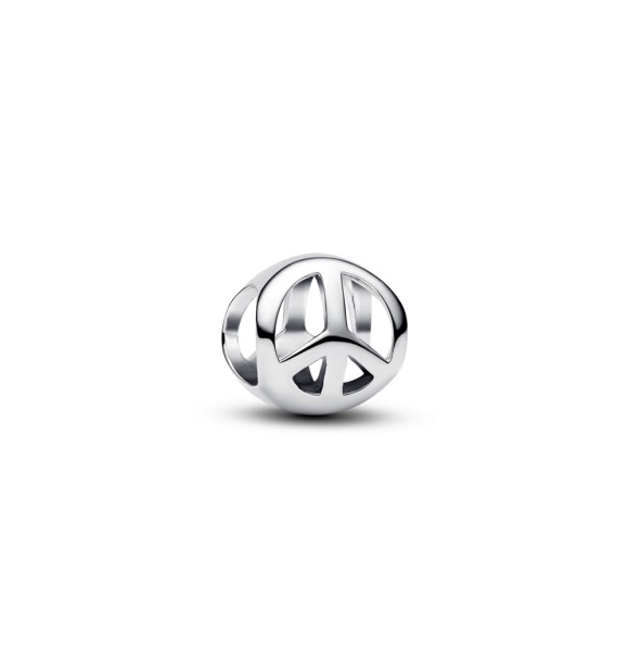 794512C00 Peace symbol sterling silver mini charm