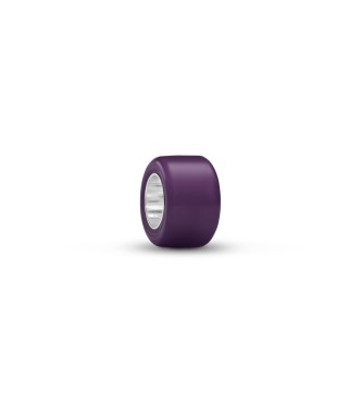 PANDORA 794773C03 Sterling silver mini charm with purple Murano glass
