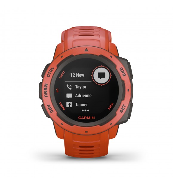 Garmin Instinct™ Rojo Resistente reloj con GPS