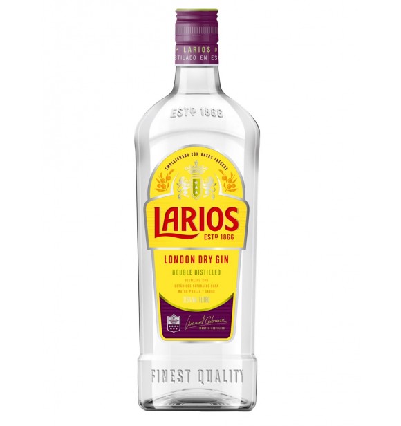 Larios Dry Gin 37.5% 1L
