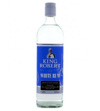 King Robert II White Rum 1L 43%