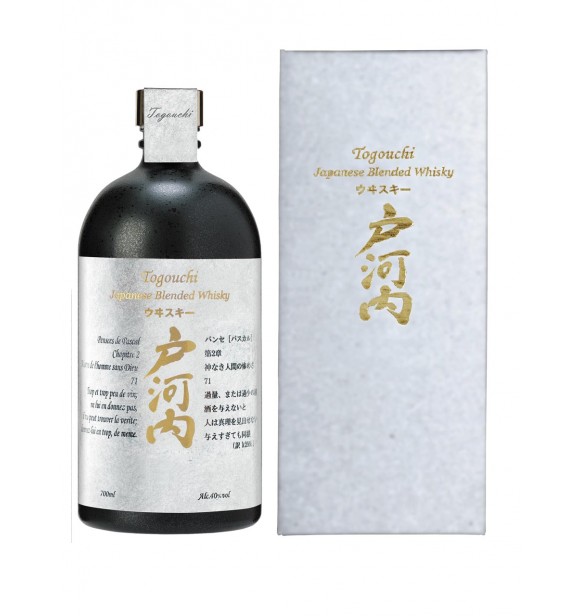 TOGOUCHI PREMIUM, JAPANESE BLENDED WHISKY,
 GIFTPACK