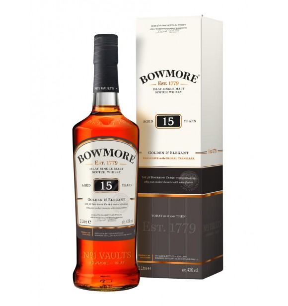 Bowmore 15y 43% 1L GP