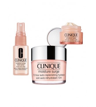 CLINIQUE Cliniq Ultra K6LA01 SET 1 PC Set cont.: Surge Face Spray 30 ml + All About Eyes 15 ml (Ref.71348) + Ms 72H Auto-Rep Hydrator 125 ml