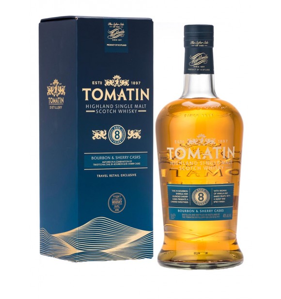 Tomatin 8 YO 40% 1L GP