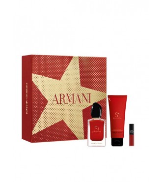 GIORGIO ARMANI Armani Si Pass LB080600 SET 1 PC Trio cont.: Eau de Parfum 50 ml (Ref.1294989) + Body Lotion 75 ml + Mini Lip Maestro N° 400 7 ml (for free)