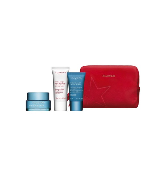 CLARINS Clarin Mixed Line 80112635 SET 1 PC Set cont.: Hydra Essential Day Cream 50 ml (Ref.1564383) + Hydra Essential Night Cream 15 ml + Moisture Rich Body Lotion 30 ml