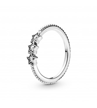 PANDORA ANILLO Stars sterling silver ring with clear cubic zirconia