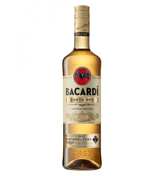 Bacardi Carta Oro 40% 1L
