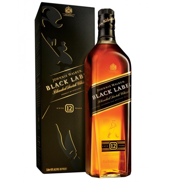 JOHNNIE WALKER BLACK 12Y 40% 1L NRF