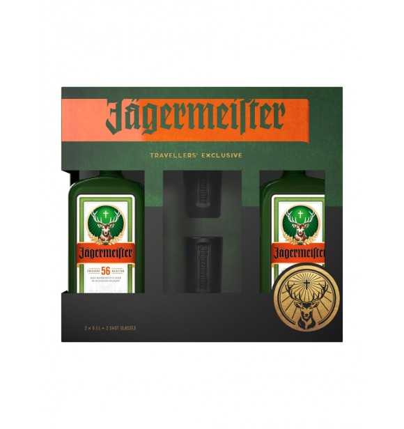 Jaegerm 35% 2x0.5L +2 GL