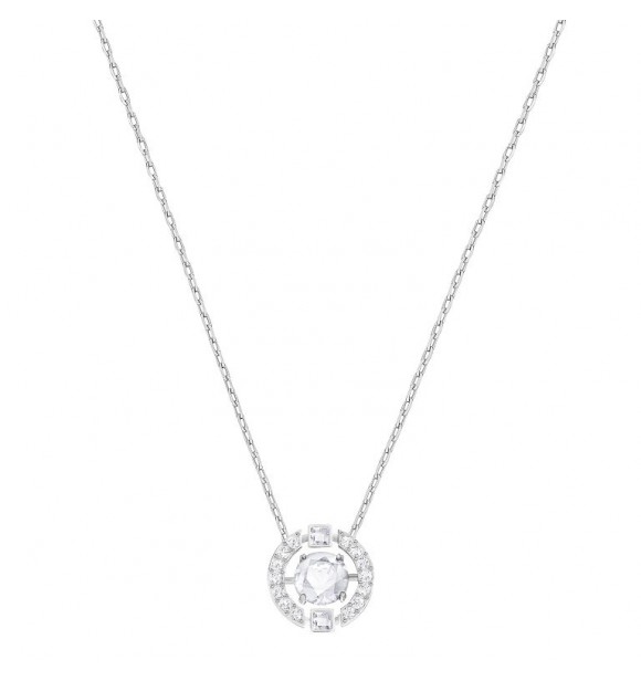 SWAROVSKI SPARKLING DC:NECKLACE CZWH/CRY/RHS