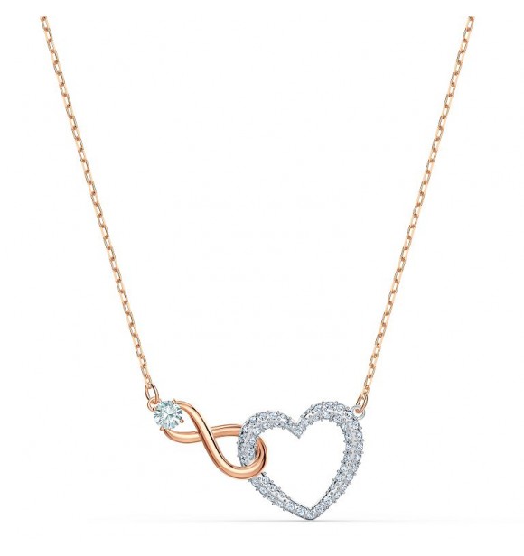 SWAROVSKI SWA INFINITY:NECKLACE H&I CRY/CZWH/MIX