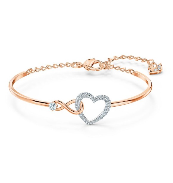 SWAROVSKI SWA INFINITY:BANGLE H&I CRY/CZWH/MIX M