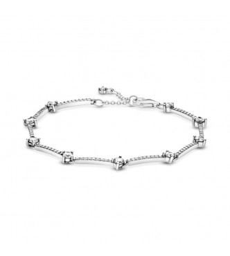 PANDORA Sterling silver bracelet with clear cubic zirconia 599217C02 
