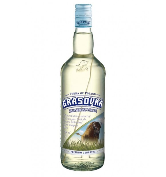 Grasovka Bison Brand Vodka 1L 40,00%