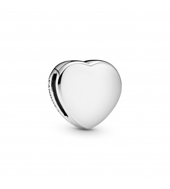 PANDORA Reflexions heart silver clip charm
