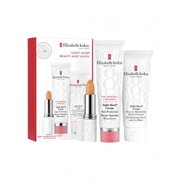 ELIZABETH ARDEN Arden 8-Hour C395SY2510 SET 1 PC Set cont.: The Original Skin Protectant Cream 50 ml (Ref.532733) + Moisturizing Hand Treatment 75 ml (Ref.739186) + Lip Protectant Stick SPF 15 3,
7 g (Ref.81813) (for free)