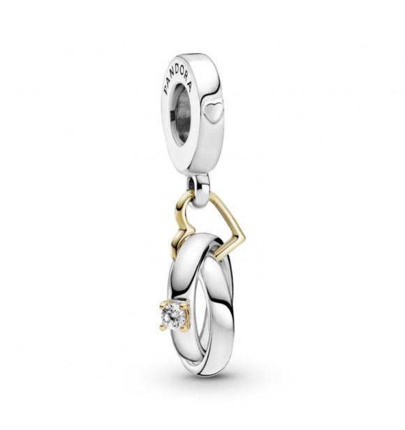 799319C01-Charm colgante en plata de ley Anillos Boda