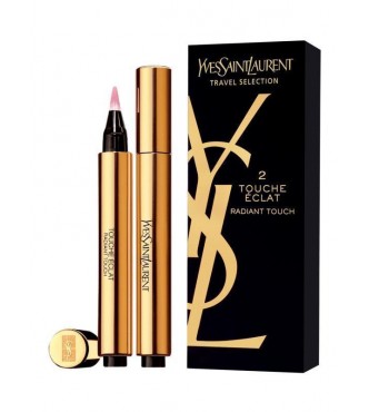 Yves Saint Laurent Make-Up Set Touche Eclat Duo cont.: 2x Radiant Touch Concealer N° 1 Rose Lumiere (Ref,16387) 1PC