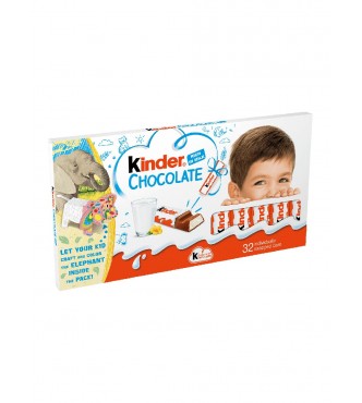 Kinder Chocolate - Filled milk chocolate with a rich milky centre  400GR