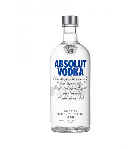 Absolut Vodka Blue 40% 0.5L