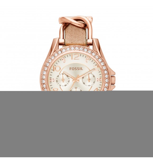 FOSSIL ES3466 RILEY DRESS MUJER Oro rosado 38MM