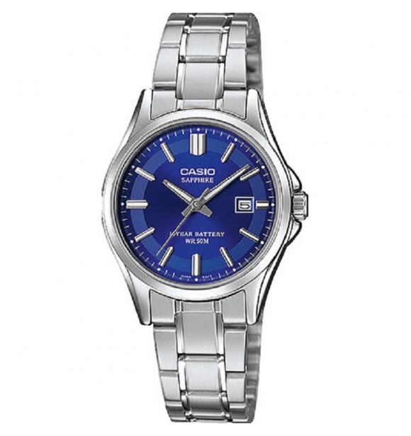 CASIO LTS-100D-2A2VEF New Sapphire Basic for Ladies LTS-100 Casio Collection
